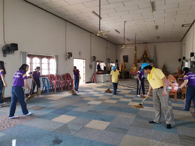 ศูนย์ปฏิบัติการมหาวิทยาลัยพะเยาจิตอาสา,(UPSR),นำนิสิตเข้าร่วมกิจกรรม,Big,Cleaning,Day