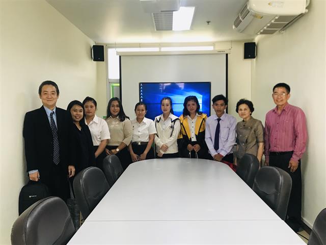 คณะพยาบาลศาสตร์,,ให้การต้อนรับ,คุณโอทานิ,ที่ปรึกษามูลนิธิอีฟ,,และเจ้าหน้าที่มูลนิธิอีฟ,ประเทศญี่ปุ่น