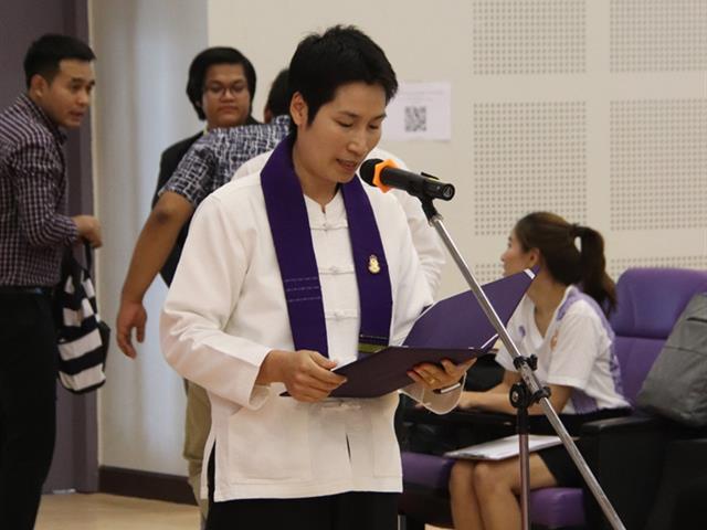กองกิจการนิสิต,จัดโครงการส่งเสริมคุณธรรมจริยธรรมนิสิต