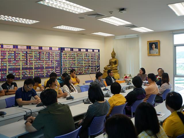 โรงเรียนสาธิตม.พะเยา,ร่วมต้อนรับผู้ดำรงตำแหน่งรักษาการแทนผู้อำนวยการโรงเรียนสาธิตฯ,ท่านใหม่