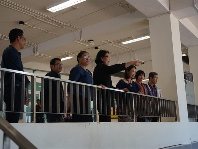 อธิการบดีมหาวิทยาลัยพะเยาเข้าเยี่ยมชมและติดตามการดำเนินงานของโรงเรียนสาธิตม.พะเยา