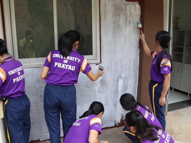กองกิจการนิสิต,จัดโครงการ,"สร้างจิตอาสาด้วยหัวใจบริการ"