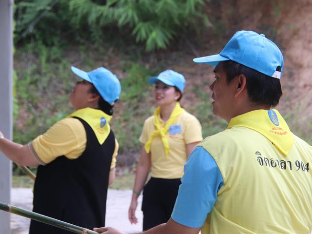 กองกิจการนิสิต,จัดโครงการ,"สร้างจิตอาสาด้วยหัวใจบริการ"