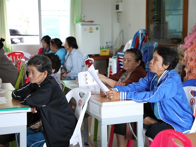 คณะทันตแพทยศาสตร์,มหาวิทยาลัยพะเยา,จัดโครงการเพื่อเสริมสร้างสุขภาพช่องปากแก่ผู้สูงอายุ