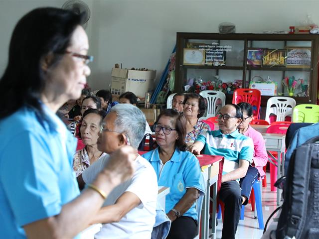 คณะทันตแพทยศาสตร์,มหาวิทยาลัยพะเยา,จัดโครงการเพื่อเสริมสร้างสุขภาพช่องปากแก่ผู้สูงอายุ