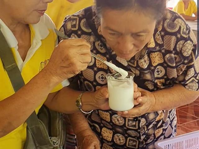 การสาธิตการทำ,hand,cream,จากข้าวไรท์เบอรี่,