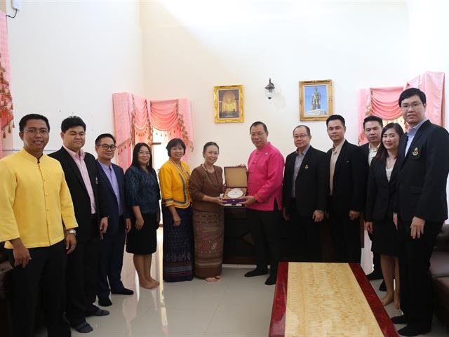 อธิการบดีมหาวิทยาลัยพะเยา,แสดงความยินดีผู้ว่าราชการจังหวัดพะเยา