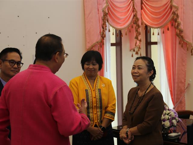 อธิการบดีมหาวิทยาลัยพะเยา,แสดงความยินดีผู้ว่าราชการจังหวัดพะเยา
