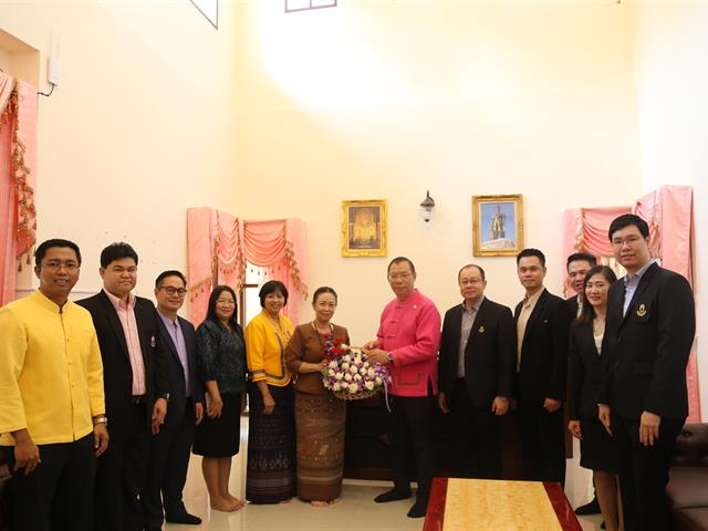 อธิการบดีมหาวิทยาลัยพะเยา,แสดงความยินดีผู้ว่าราชการจังหวัดพะเยา