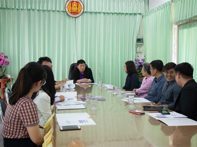คณะผู้บริหารคณะศิลปศาสตร์,เข้าพบและร่วมหารือกับผู้บริหารวิทยาลัยเทคนิคพะเยา,เพื่อออกแบบหลักสูตร,โครงการบัณฑิตพันธุ์ใหม่