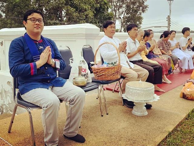 คณะรัฐศาสตร์และสังคมศาสตร์,มหาวิทยาลัยพะเยา,ร่วมประเพณีตักบาตรเทโวโรหณะ,เนื่องในวันมหาปวารณาออกพรรษา,ประจำปี,2562