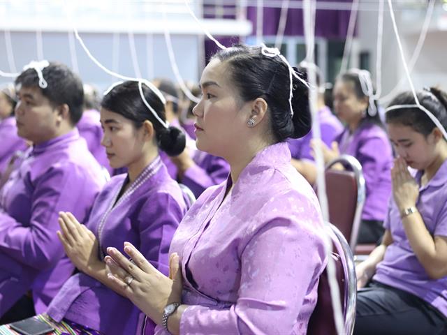 พิธีทำบุญกองพัฒนาคุณภาพนิสิตและนิสิตพิการ,และกองกิจการนิสิต