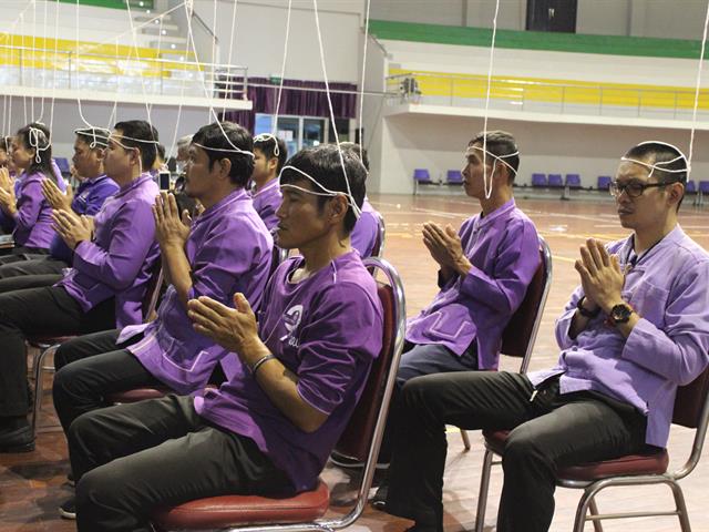 พิธีทำบุญกองพัฒนาคุณภาพนิสิตและนิสิตพิการ,และกองกิจการนิสิต
