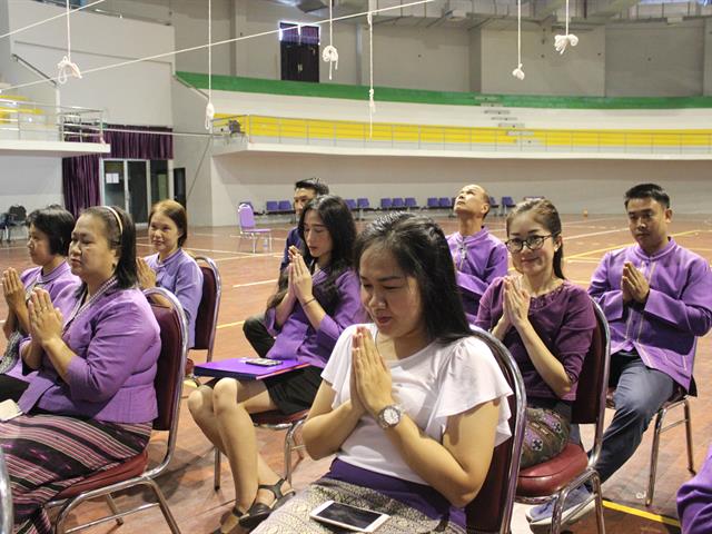 พิธีทำบุญกองพัฒนาคุณภาพนิสิตและนิสิตพิการ,และกองกิจการนิสิต