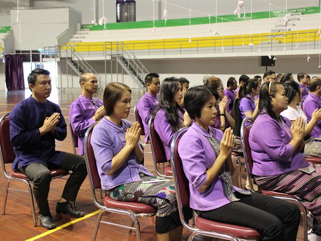 พิธีทำบุญกองพัฒนาคุณภาพนิสิตและนิสิตพิการ,และกองกิจการนิสิต