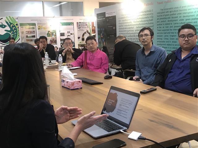 รักษาการผู้อำนวยการกองบริหารงานวิจัย,เข้าร่วมนำเสนอโครงการจัดการหมอกควันและ,การจัดทำกฎหมายเกี่ยวกับอากาศสะอาด,และโครงการวิสาหกิจชุมชน