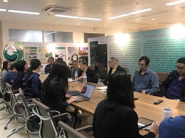 รักษาการผู้อำนวยการกองบริหารงานวิจัย,เข้าร่วมนำเสนอโครงการจัดการหมอกควันและ,การจัดทำกฎหมายเกี่ยวกับอากาศสะอาด,และโครงการวิสาหกิจชุมชน
