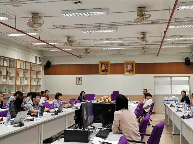 คณะวิทยาศาสตร์,หน่วยงานนโยบายและแผน,จัดและประชุมเพื่อชี้แจงการดำเนินโครงการ,และอบรมการกรอกข้อมูลระบบบริหารจัดการงานแผนและงบประมาณ