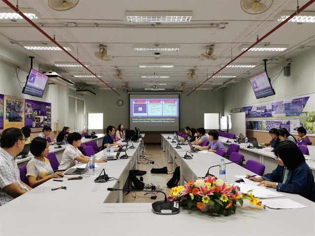 คณะวิทยาศาสตร์,หน่วยงานนโยบายและแผน,จัดและประชุมเพื่อชี้แจงการดำเนินโครงการ,และอบรมการกรอกข้อมูลระบบบริหารจัดการงานแผนและงบประมาณ