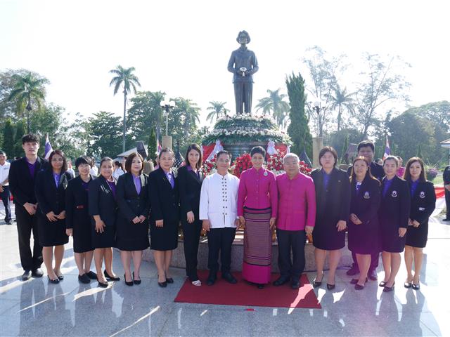 มหาวิทยาลัยพะเยา,ร่วมพิธีถวายเครื่องราชสักการะ,เนื่องในวันคล้ายวันพระราชสมภพ,สมเด็จพระศรีนครินทราบรมราชชนนี,ครบ,119,ปี,21,ตุลาคม,2562