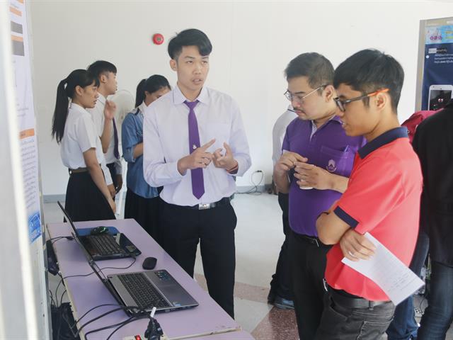 คณะเทคโนโลยีสารสนเทศและการสื่อสาร,มหาวิทยาลัยพะเยา,จัดโครงการ,Project,Day,ประจำปีการศึกษา,2562,เพื่อให้นิสิตได้ประยุกต์ใช้องค์ความรู้ที่ได้เรียนมา,ตลอด,4,ปี,เป็นเวทีสำหรับการเผยแพร่ผลงานโครงงาน