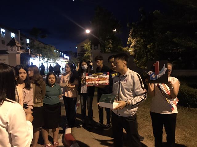 กองกิจการนิสิตลงพื้นที่ตรวจเยี่ยมนิสิตช่วงเตรียมการสอบ