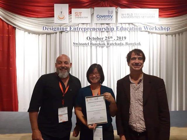 รองคณบดีคณะวิศวกรรมศาสตร์,เข้าร่วมงานประชุม,The,2nd,South,East,Asia,Institute,for,Transformational,Entrepreneurship,(SEAITE),2019,และ,Designing,Entrepreneurship,Education,Workshop,for,Educator,