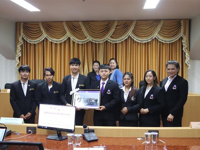 กองกิจการนิสิต,ต้อนรับคณะศึกษาดูงาน,จากมหาวิทยาลัยอุบลราชธานี