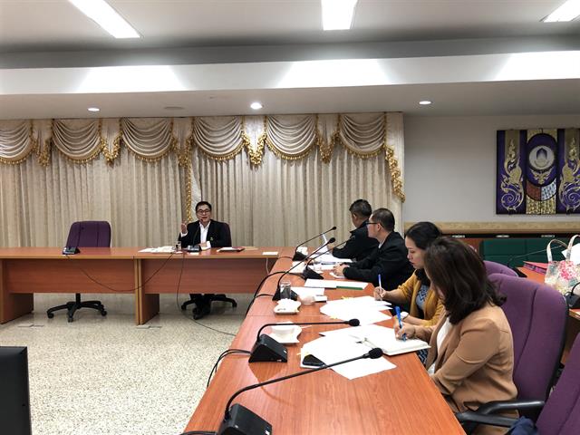 วิทยาเขตเชียงรายจัดการประชุมคณะกรรมการดำเนินงาน,มหาวิทยาลัยพะเยา,วิทยาเขตเชียงราย,ครั้งที่,1/2562
