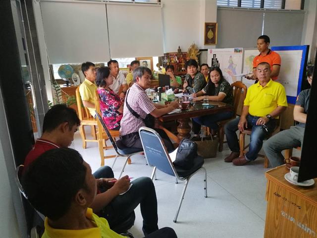 คณะเกษตรศาสตร์และทรัพยากรธรรมชาติ,ม.พะเยา,เข้าร่วมประชุมการแก้ไขปัญหาไฟป่าและหมอกควัน,ตำบลแม่กา,อำเภอเมือง,จังหวัดพะเยา