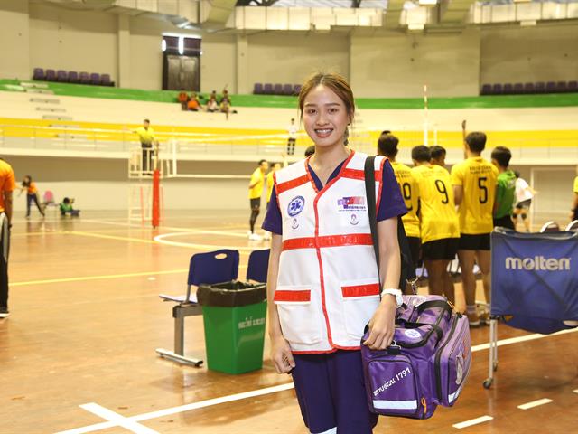 ม.พะเยา,จัดเจ้าหน้าที่ปฐมพยาบาล,พร้อมบริการเหตุฉุกเฉินให้กับ,การแข่งขันกีฬามหาวิทยาลัยแห่งประเทศไทย,ครั้งที่,47,ณ,มหาวิทยาลัยพะเยา