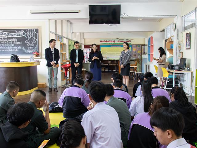 คณะผู้บริหารคณะศิลปศาสตร์ ลงพื้นที่สร้างความร่วมมือกับโรงเรียนในการพัฒนาศักยภาพผู้เรียน ระดับมัธยมศึกษา เพื่อการศึกษาต่อในมหาวิทยาลัยพะเยา ณ โรงเรียนพานพิทยาคม