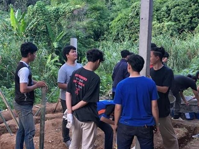 สาขาสถาปัตยกรรม ม.พะเยา จัดโครงการอาสาพาน้องสร้าง ครั้งที่ 5