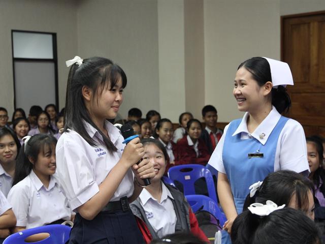 กิจกรรมแนะแนวหมอน้อย ครั้งที่ 13 ณ โรงพยาบาลน่าน