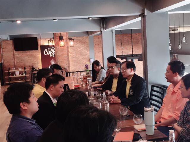 คณะวิทยาศาสตร์ เข้าพบ นายณรงค์ชัย สุทธิกุลบุตร ประธานหอการค้าจังหวัดพะเยา และผู้ประกอบการหอการค้าจังหวัดพะเยา 