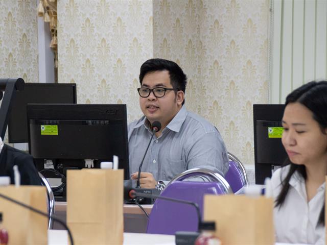 ผู้บริหารคณะศิลปศาสตร์ ปรึกษาหารือความร่วมมือด้านวิชาการ กับ คุณคาโรลีน ชมิตต์ ผู้ช่วยที่ปรึกษาด้านภาษาฝรั่งเศสจากสถานเอกอัครราชทูตฝรั่งเศสประจำประเทศไทย