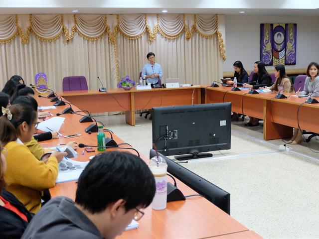 กองบริหารงานวิจัย จัดอบรมการจัดทำหนังสือราชการ
