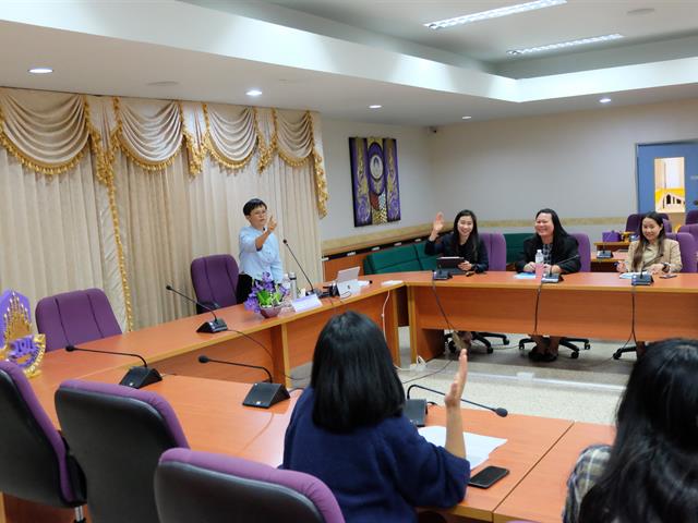 กองบริหารงานวิจัย จัดอบรมการจัดทำหนังสือราชการ