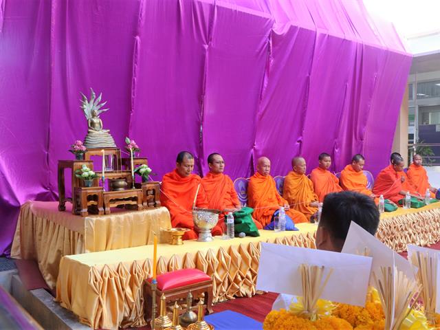 คณะแพทยศาสตร์ มหาวิทยาลัยพะเยา จัดพิธีทำบุญคณะแพทยศาสตร์ ประจำปี 2562