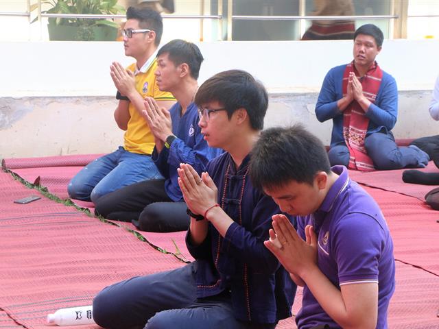 คณะแพทยศาสตร์ มหาวิทยาลัยพะเยา จัดพิธีทำบุญคณะแพทยศาสตร์ ประจำปี 2562
