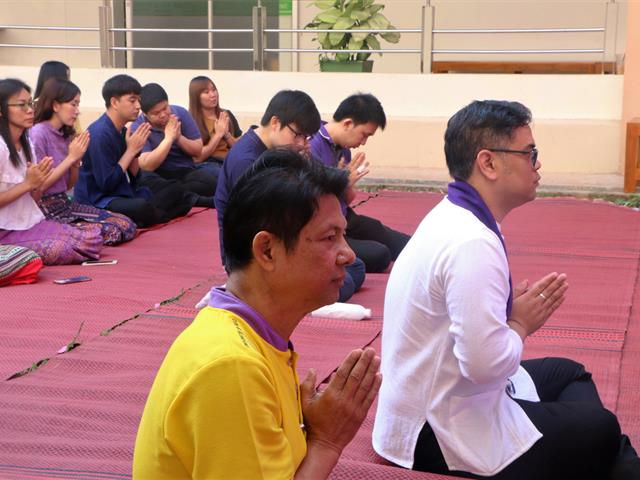 คณะแพทยศาสตร์ มหาวิทยาลัยพะเยา จัดพิธีทำบุญคณะแพทยศาสตร์ ประจำปี 2562