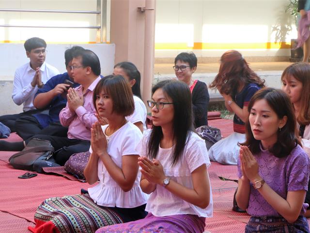 คณะแพทยศาสตร์ มหาวิทยาลัยพะเยา จัดพิธีทำบุญคณะแพทยศาสตร์ ประจำปี 2562