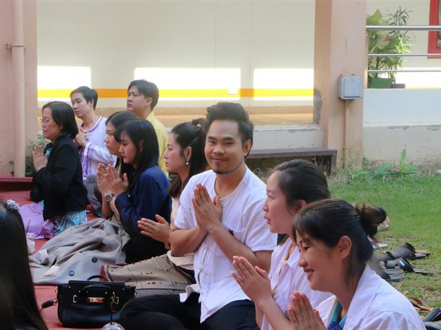 คณะแพทยศาสตร์ มหาวิทยาลัยพะเยา จัดพิธีทำบุญคณะแพทยศาสตร์ ประจำปี 2562