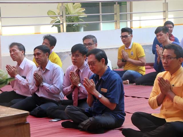 คณะแพทยศาสตร์ มหาวิทยาลัยพะเยา จัดพิธีทำบุญคณะแพทยศาสตร์ ประจำปี 2562