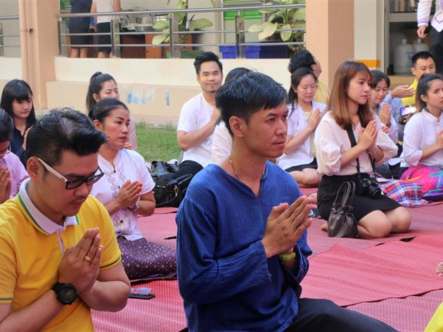 คณะแพทยศาสตร์ มหาวิทยาลัยพะเยา จัดพิธีทำบุญคณะแพทยศาสตร์ ประจำปี 2562