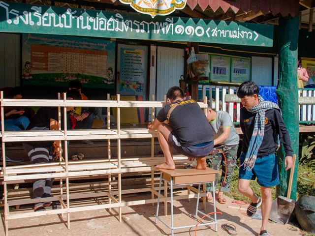 หน่วยกิจการนิสิตคณะศิลปศาสตร์ร่วมกับสโมสรนิสิตคณะศิลปศาสตร์ จัดโครงการค่ายศิลป์ฯ อาสาคนทำดี