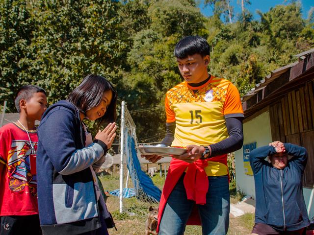 หน่วยกิจการนิสิตคณะศิลปศาสตร์ร่วมกับสโมสรนิสิตคณะศิลปศาสตร์ จัดโครงการค่ายศิลป์ฯ อาสาคนทำดี