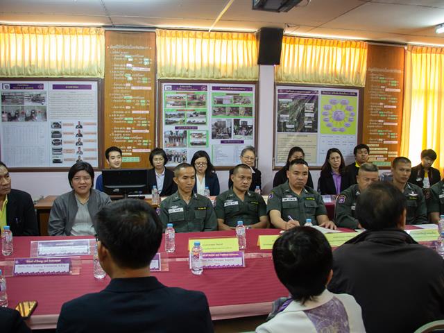 คณะศิลปศาสตร์ร่วมดำเนินโครงการลงพื้นที่สำรวจความต้องการและรายงานผลการดำเนินงานตามพระราชดำริ ในสมเด็จพระกนิษฐาธิราชเจ้า กรมสมเด็จพระเทพรัตนราชสุดาฯ สยามบรมราชกุมารี