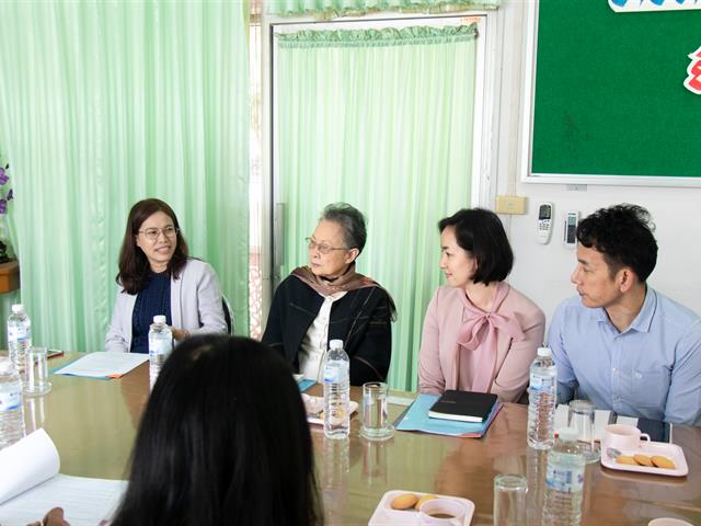 คณะผู้บริหารคณะศิลปศาสตร์ ร่วมหารือกับคณะผู้บริหารวิทยาลัยเทคนิคพะเยา เพื่อหาแนวทางการจัดทำหลักสูตรพัฒนาภาษา (ระยะสั้น) สำหรับสายวิชาชีพ