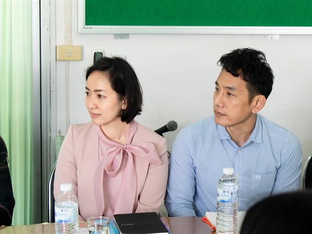 คณะผู้บริหารคณะศิลปศาสตร์ ร่วมหารือกับคณะผู้บริหารวิทยาลัยเทคนิคพะเยา เพื่อหาแนวทางการจัดทำหลักสูตรพัฒนาภาษา (ระยะสั้น) สำหรับสายวิชาชีพ